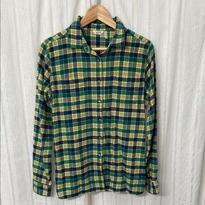 Woolrich Plaid Button Up Collared Flannel